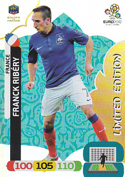 Franck Ribery France Panini UEFA EURO 2012 Limited Edition